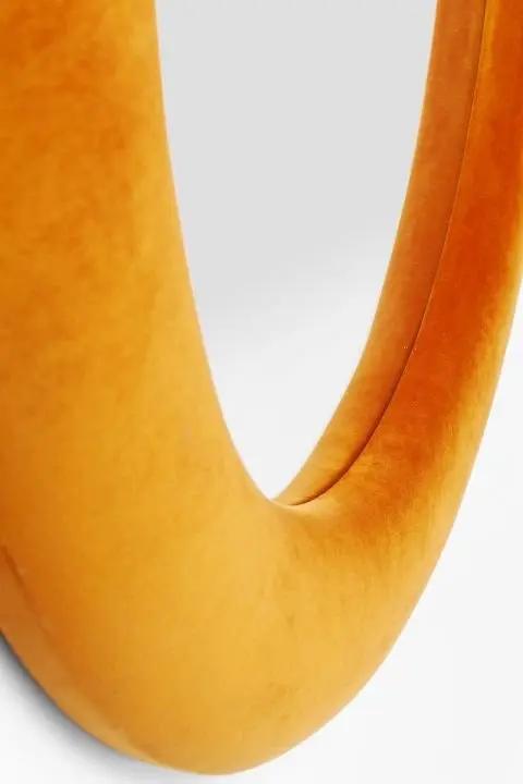 KARE Spiegel Velvet Orange Ø92cm 80963