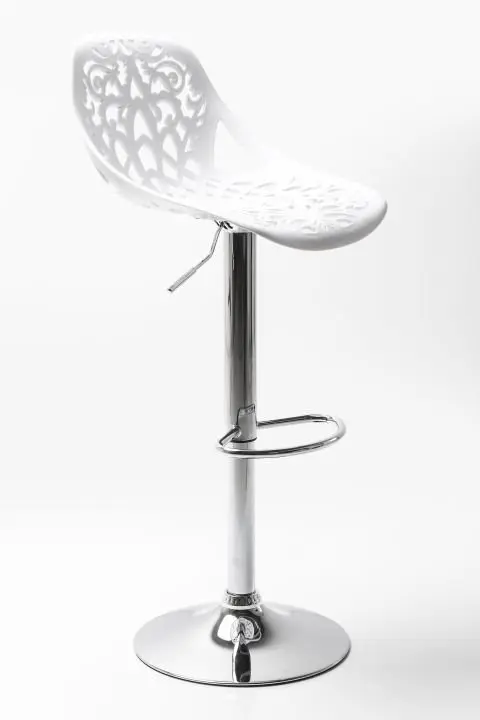 KARE Barhocker Ornament White 76859