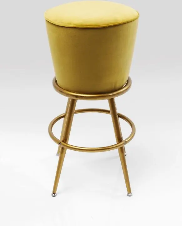 KARE Barhocker Lady Rock Gelb 84408