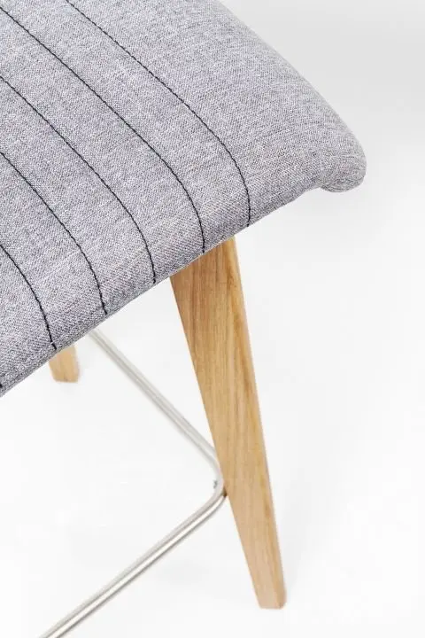 KARE Barhocker Lara Grau 80876