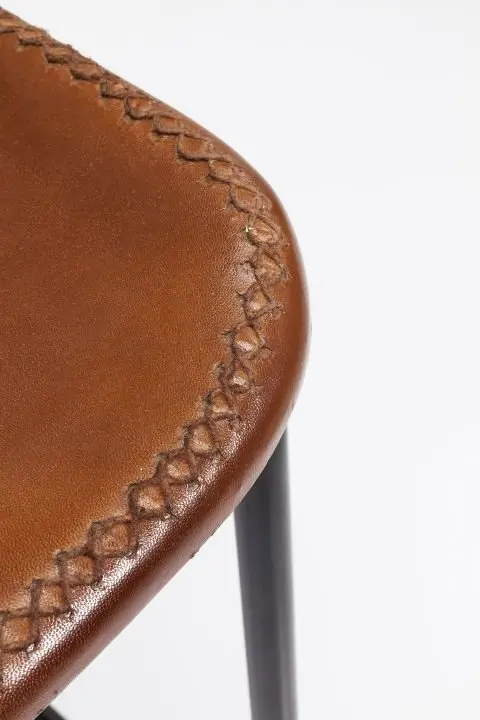 KARE Stuhl Vintage Brown Leather 77476