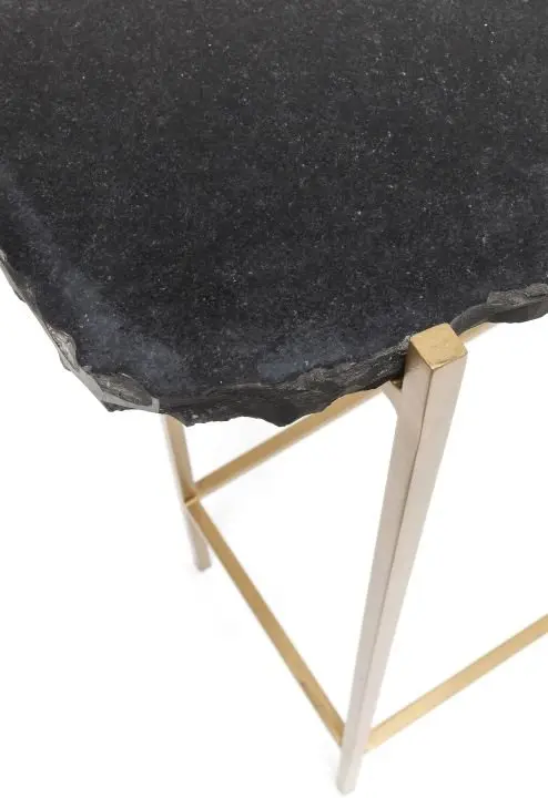 KARE Stehtisch Piedra Schwarz 83509