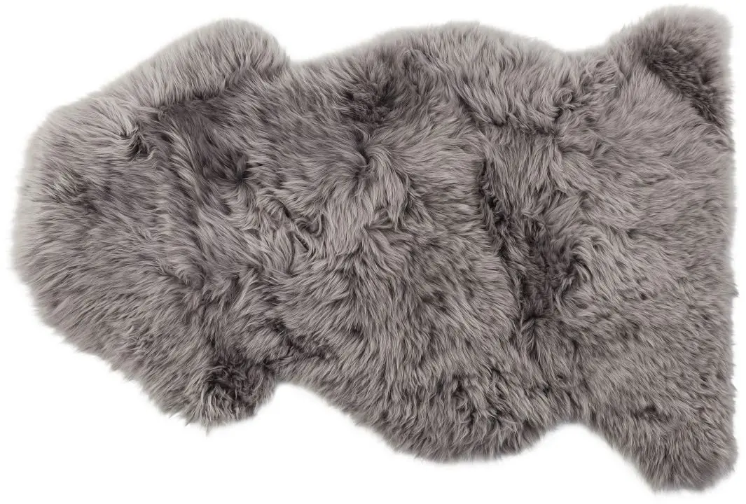 KARE Lammfell Zenzi 95 cm Grau 82464