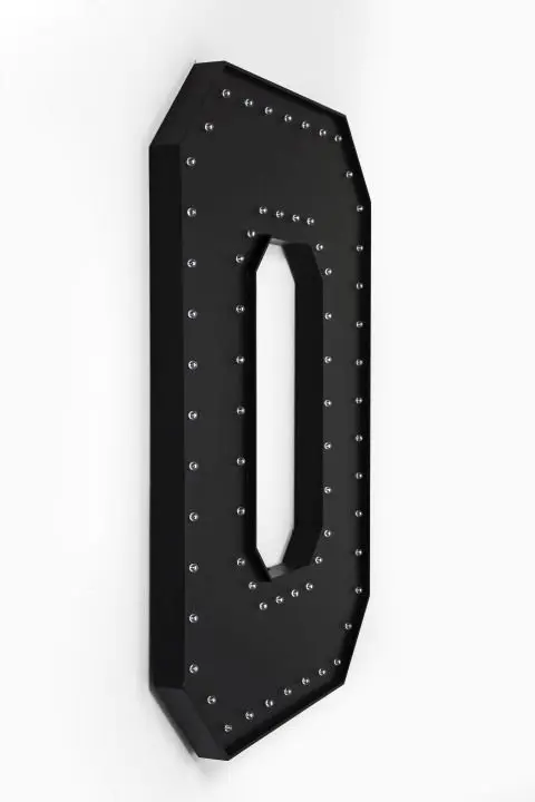 KARE Leuchtobjekt O Black LED 37510