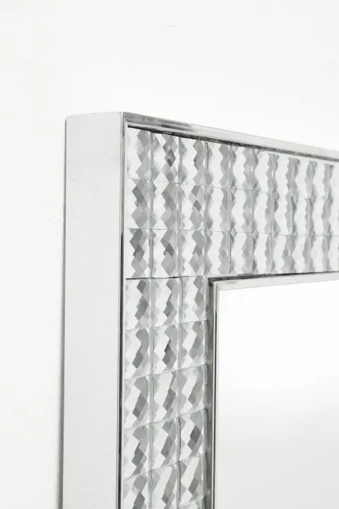 KARE Spiegel Crystals Steel Chrome 83354