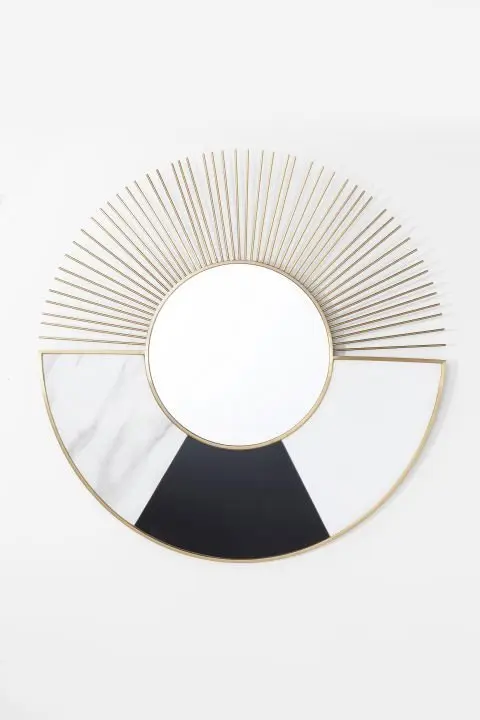 KARE Spiegel Hipster Beam Ø102cm 83805