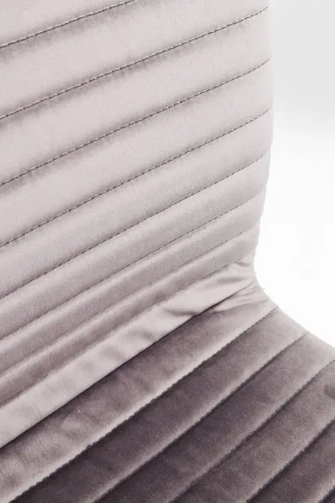 KARE Stuhl Lara Velvet Silver 81231