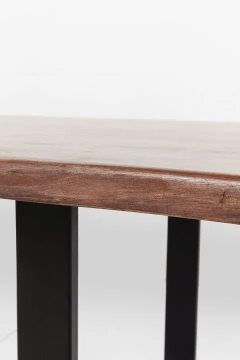 KARE Tisch Harmony Walnut Chrom 84486