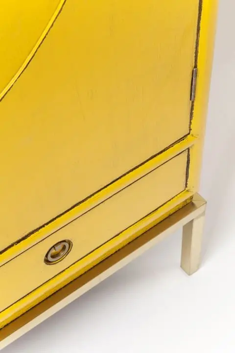 KARE Schrank Disk Yellow 82772