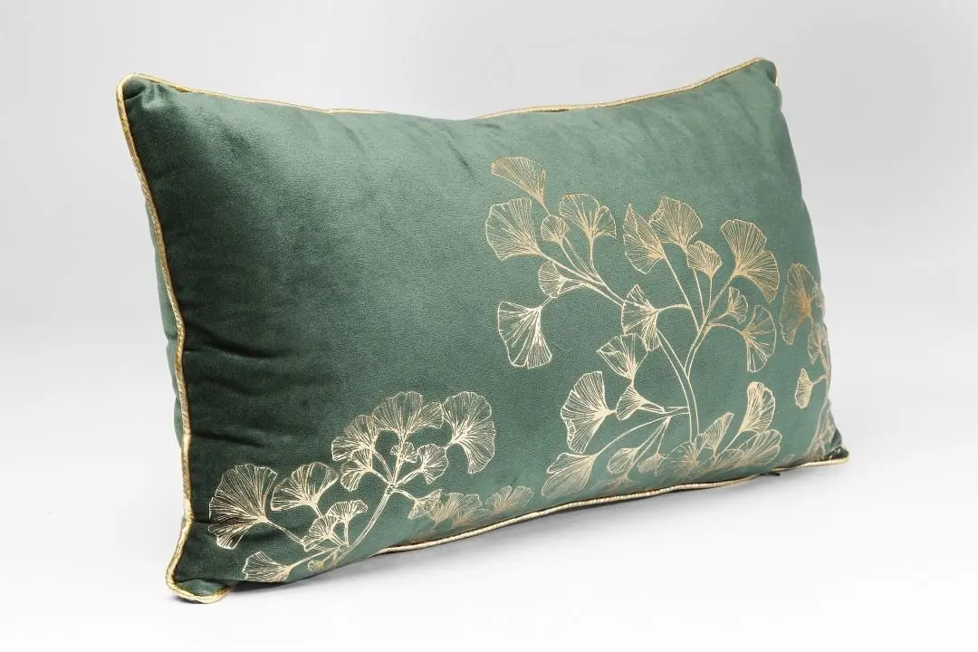 KARE Kissen Ginkgo Tree Grün 51278