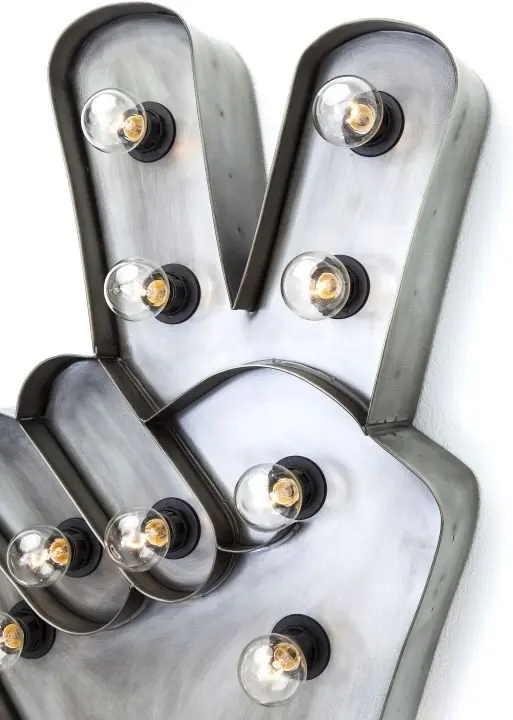 KARE Leuchtobjekt Peace 13er 36673