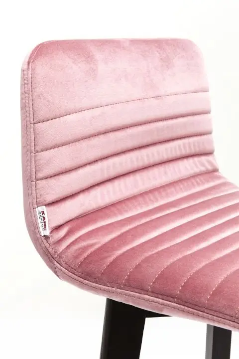 KARE Barhocker Black Lara Velvet 83453