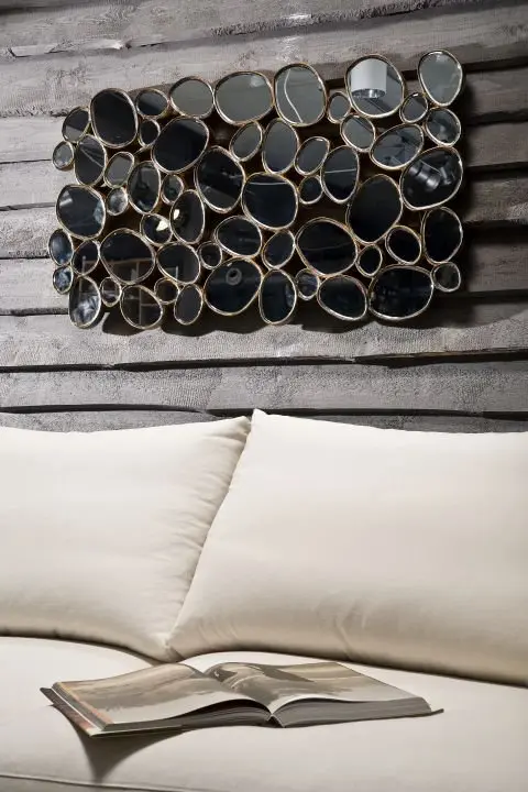 KARE Spiegel Water Drops Copper 74895