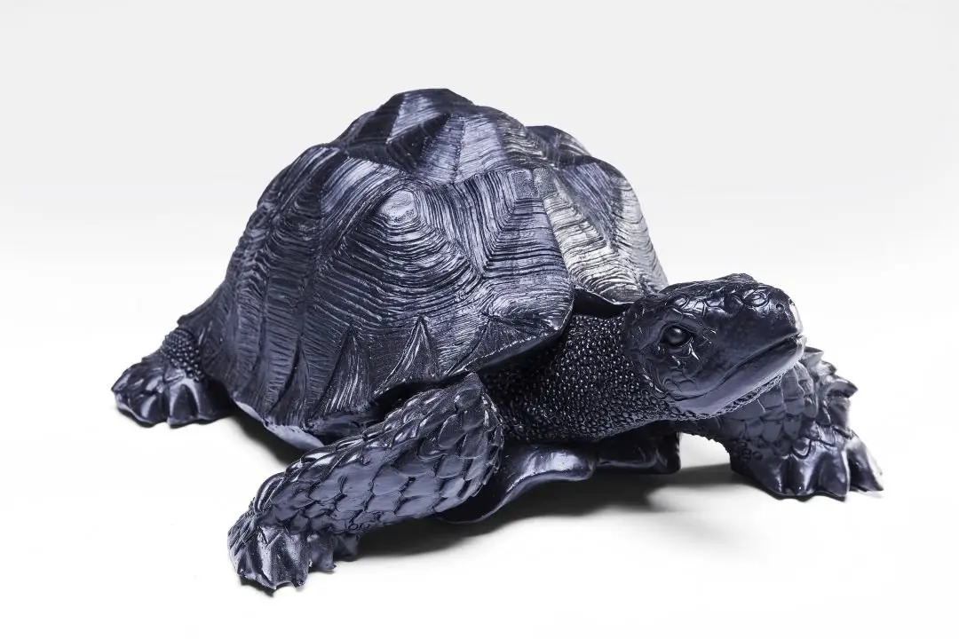 KARE Deko Figur Turtle Schwarz 60750