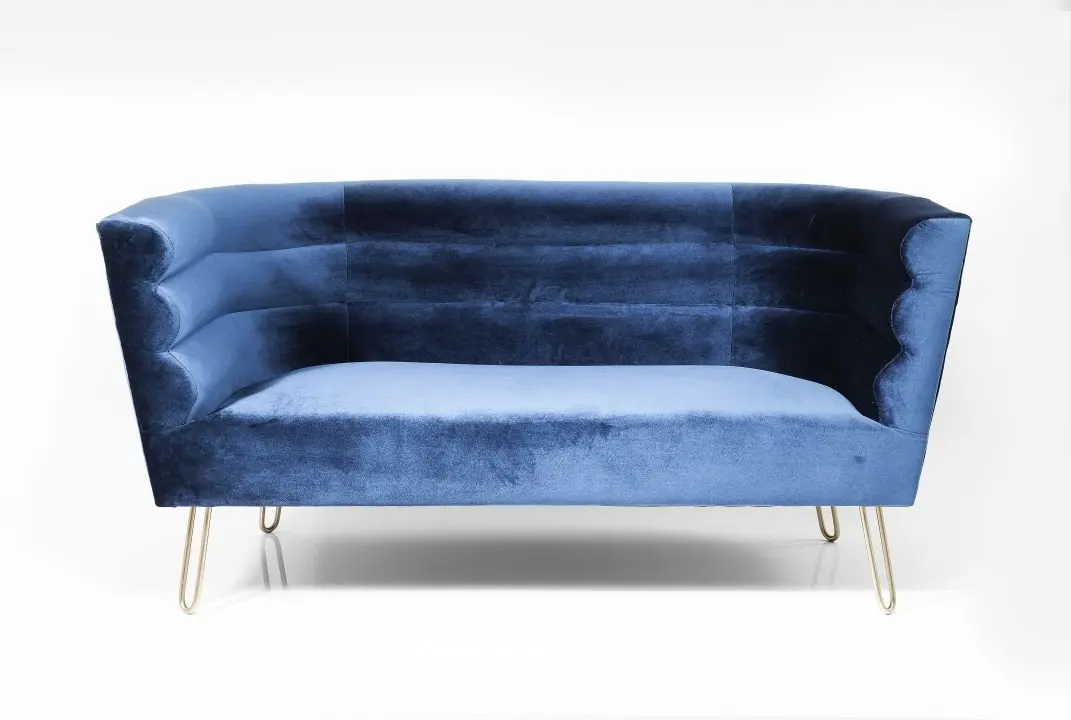 KARE Sofa Monaco Blue 2-Sitzer 83319
