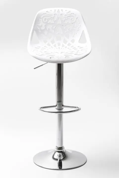 KARE Barhocker Ornament White 76859