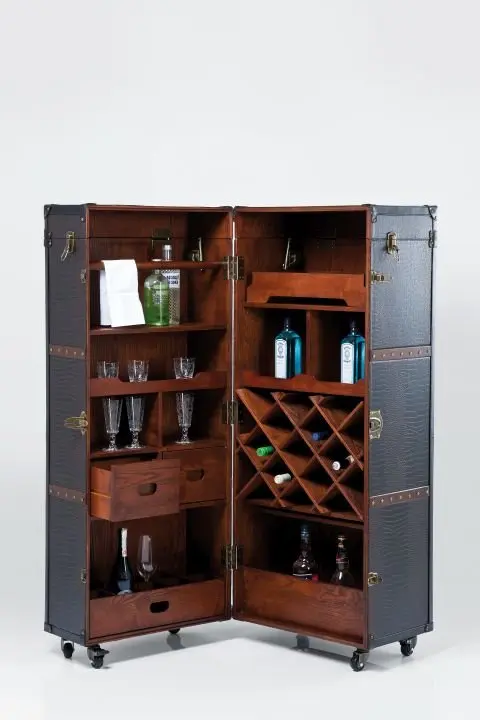 KARE Schrankkoffer Bar Colonial 73933