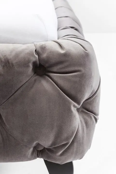 KARE Bett Desire Velvet Silbergrau 80635