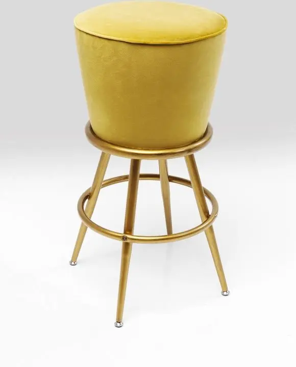 KARE Barhocker Lady Rock Gelb 84408