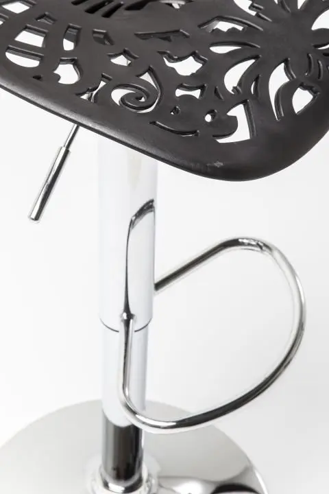 KARE Barhocker Ornament Black 76860