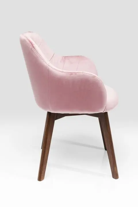 KARE Armlehnstuhl Lady Velvet Rose 83411