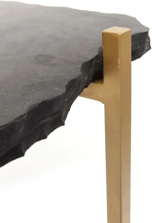 KARE Stehtisch Piedra Schwarz 83509