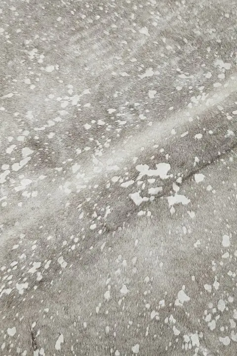 KARE Teppich Hide Acid Wash Silber 39960