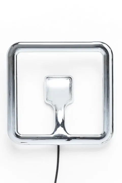 KARE Wandleuchte Clip Square Chrome 38884