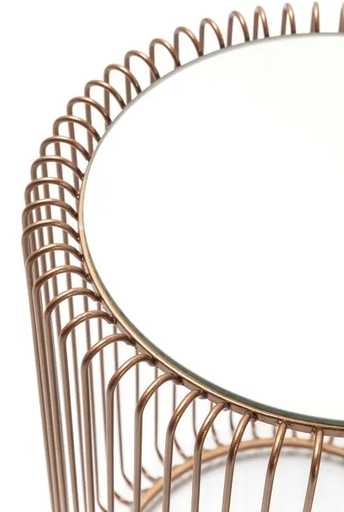 KARE Beistelltisch Wire Copper 80199