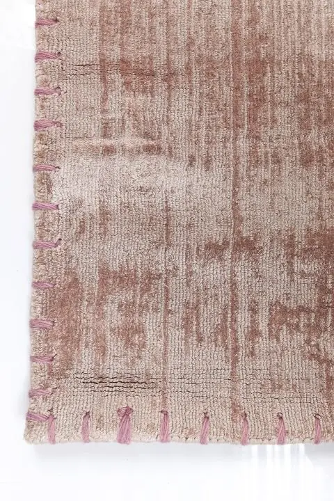 KARE Teppich Loom Stich Pink 60348