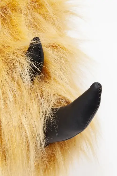 KARE Hocker Rhino Fur Braun 83278