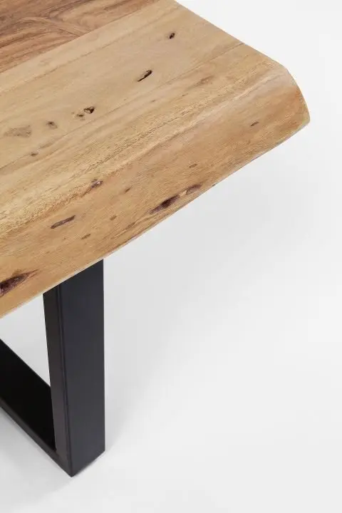 KARE Bank Black Nature 160x45cm 83840