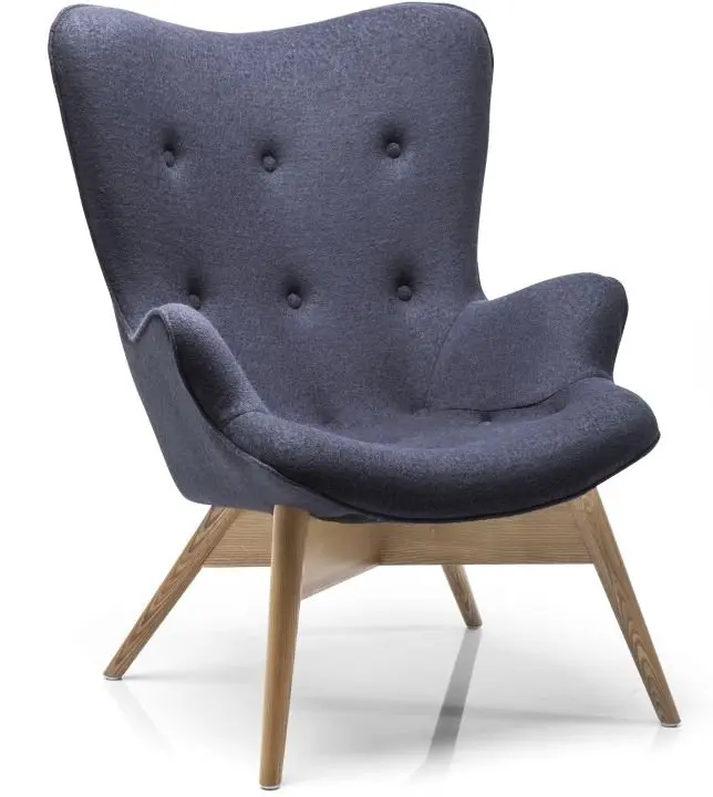 KARE Sessel Angels Wings Dark Grey 79719