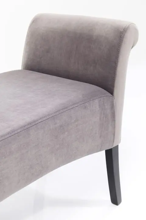 KARE Bank Motley Velvet Silvergrey 83296