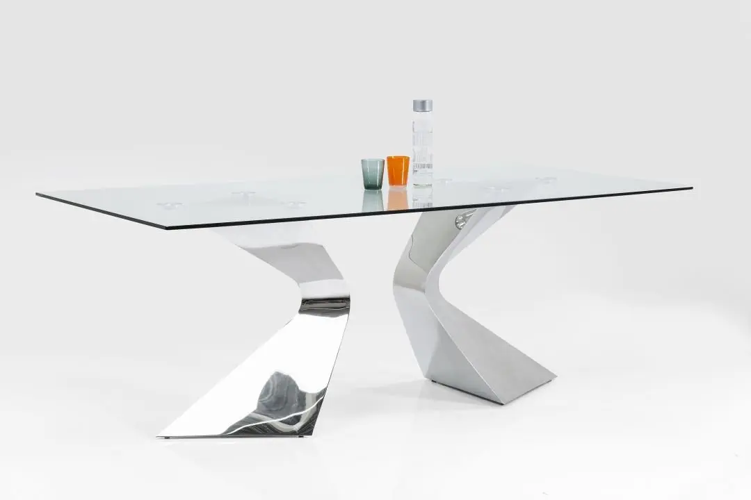 KARE Tisch Gloria Chrome 200x100cm 81924