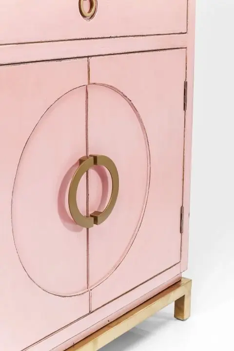 KARE Sideboard Disk Pink 82771