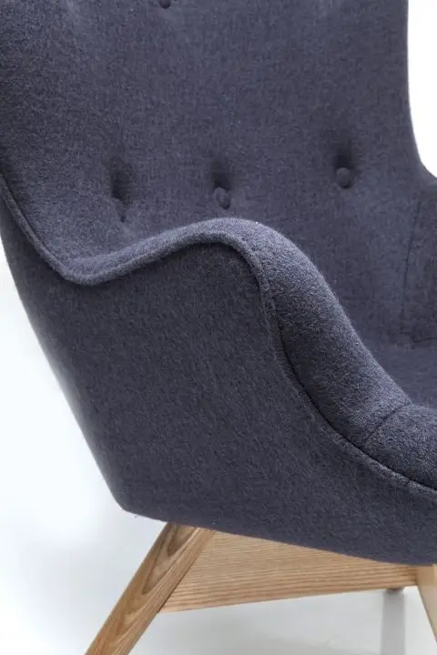 KARE Sessel Angels Wings Dark Grey 79719