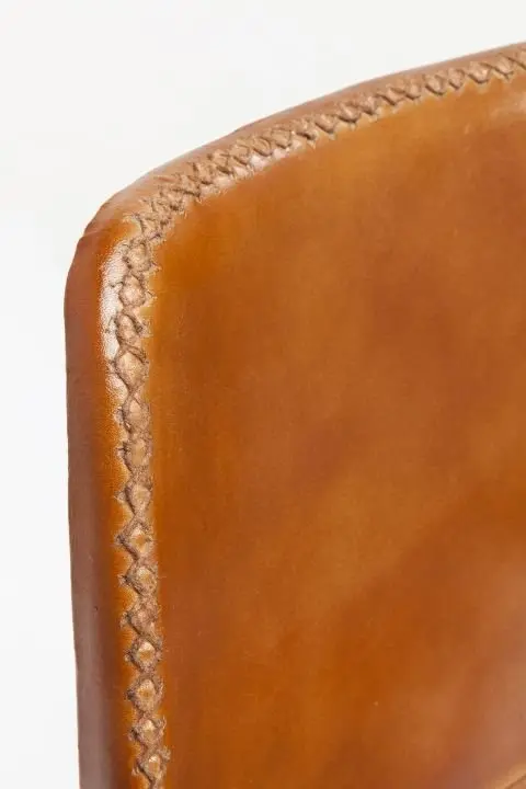 KARE Stuhl Vintage Brown Leather 77476