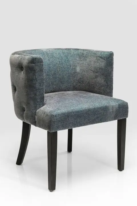 KARE Armlehnstuhl Theater Blau 82578