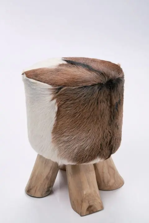 KARE Hocker Flint Stone Ø35cm 74562