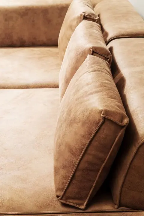 KARE Sofa Infinity Ottomane Cognac 78968