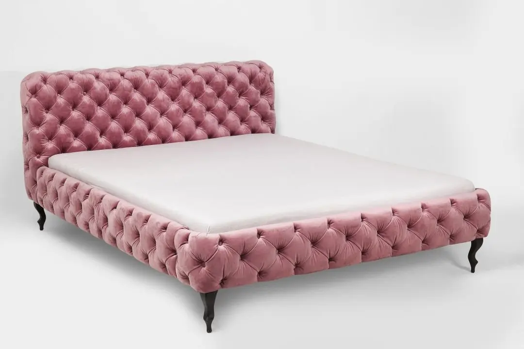 KARE Bett Desire Velvet Rose 83432