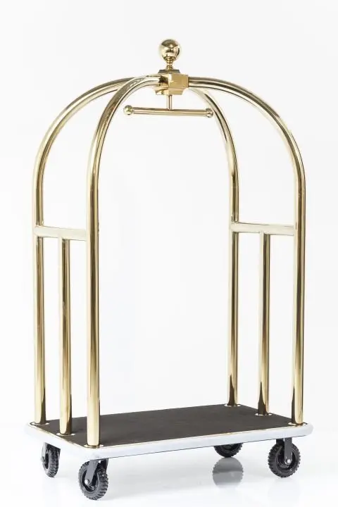 KARE VIP Gepäckwagen Vegas Gold 81752