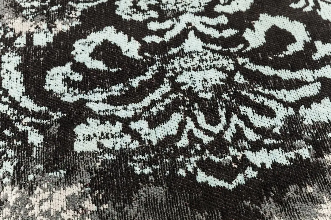 KARE Teppich Kelim Ornament Türkis 60192