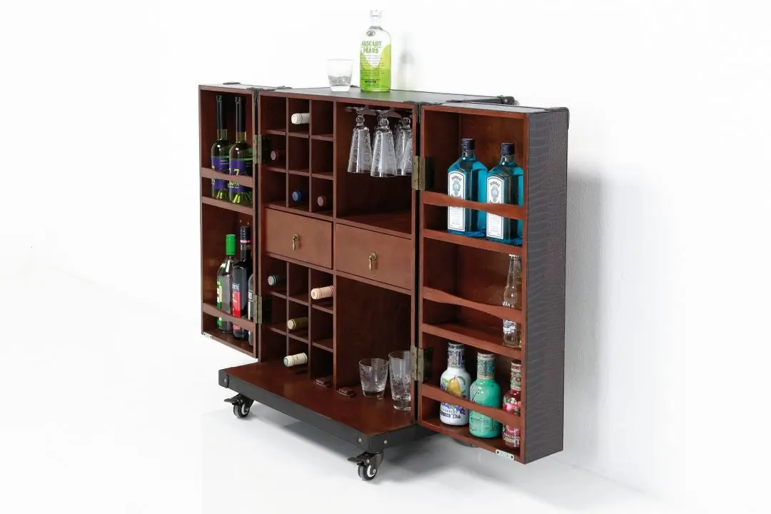 KARE Schrankkoffer Bar Colonial 77066