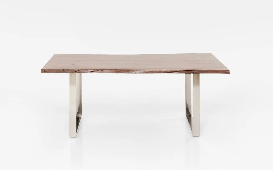 KARE Tisch Harmony Walnut Chrom 84486