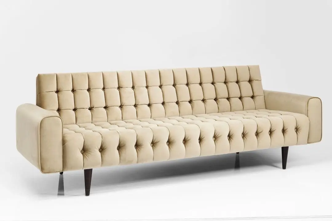 KARE Sofa Milchbar Velvet Goldy 83396