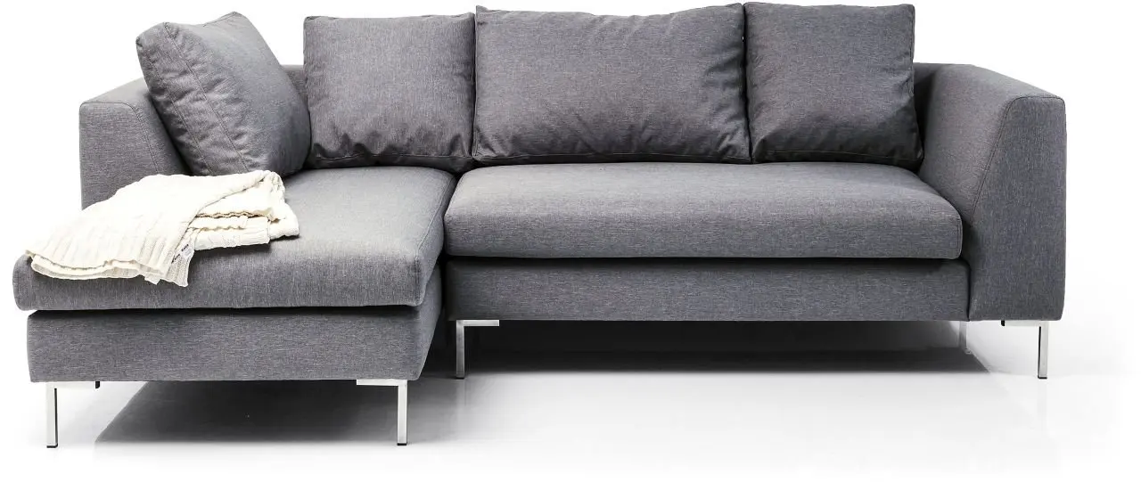 KARE Ecksofa Gianni Klein Grau 82659