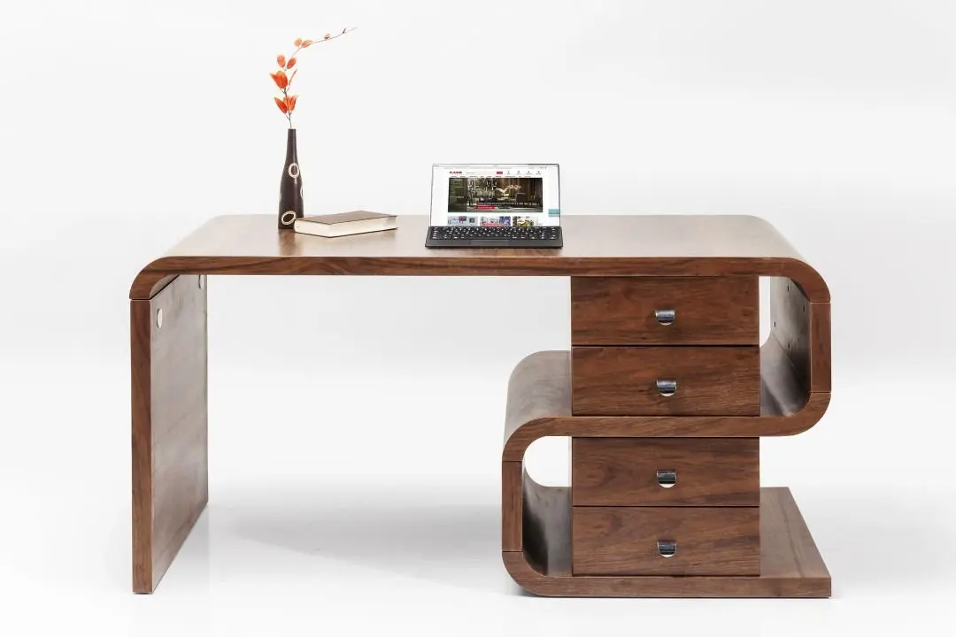 KARE Schreibtisch Soft Snake Walnut 82993