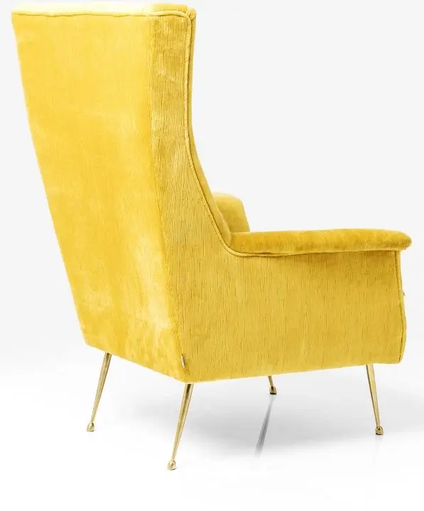 KARE Sessel Vegas Forever Gelb 81573